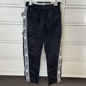 OPENING CEREMONY black nylon logo track pants